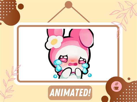 ANIMATED Kawaii Cry Emote / Kawaii Cute Emote for Twitch and Discord - Etsy