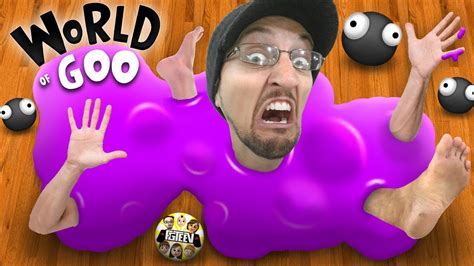 SLIME comes ALIVE! RUN!!! (FGTEEV World of Goo Gameplay / Skit ...