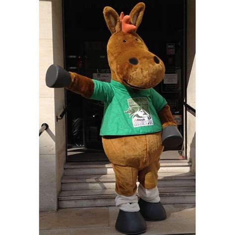 Cute Horse Mascot Costume Free Shipping