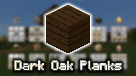 Dark Oak Planks - Wiki Guide - 9Minecraft.Net