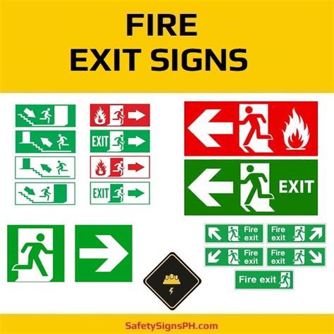 Fire Exit Signs, Emergency Exit Signages - SafetySignsPH.com Philippines