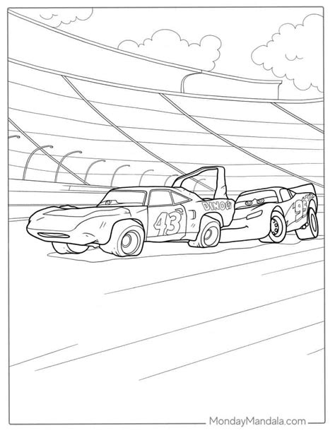 Free Cars Coloring Pages Sally