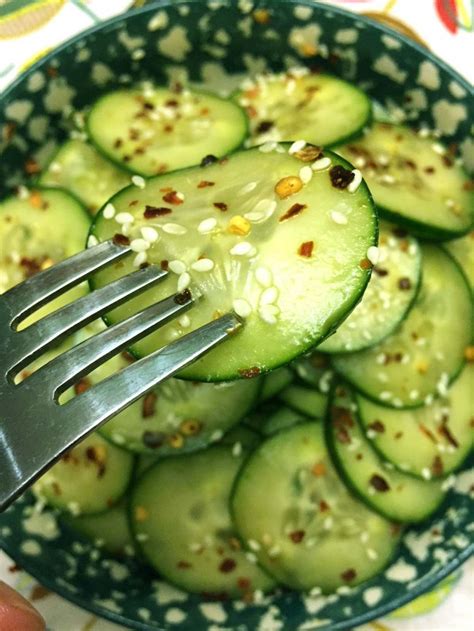 Cucumber Vinegar Salad - Prolean Wellness