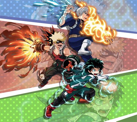 Shoto Todoroki Bakugo And Deku Background | Images and Photos finder