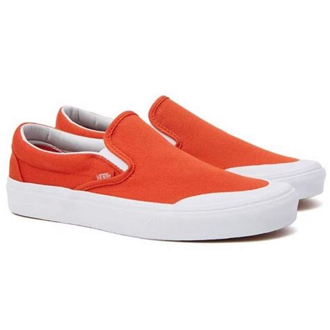 Vans Shoes | Vans Classic Slip On 1 Orange Sneaker Shoes New | Color ...