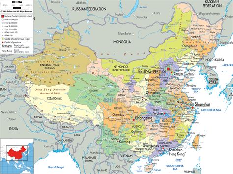 Map China - TravelsFinders.Com