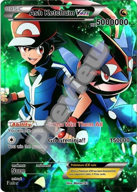 Ash Ketchum VMAX Gx Pokemon Card - Etsy | Pokemon cards legendary ...