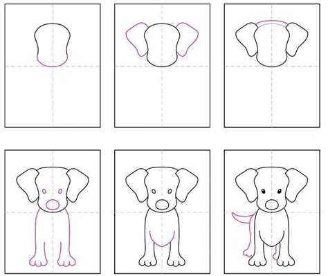 Aprende a Dibujar Perros con estos sencillos Pasos | Como dibujar un ...