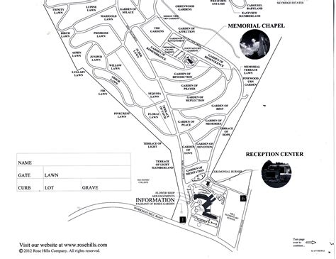 Rose Hills Map ~ EXODOINVEST