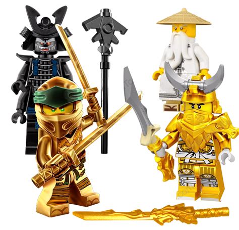 LEGO® NINJAGO | GOLDEN NINJA LLOYD | GARMADON | GOLD DRAGON MASTER ...