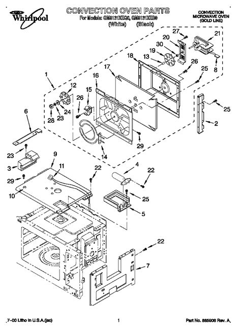 Whirlpool Parts: Microwave Parts Whirlpool