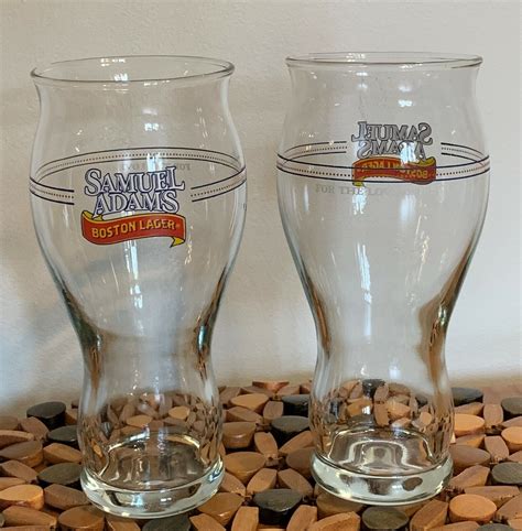 2 Samuel Adams Boston Lager 16oz pint Sensory Glasses FOR THE LOVE OF ...