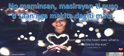 Ilocano Love quotes 2 - Learn Filipino