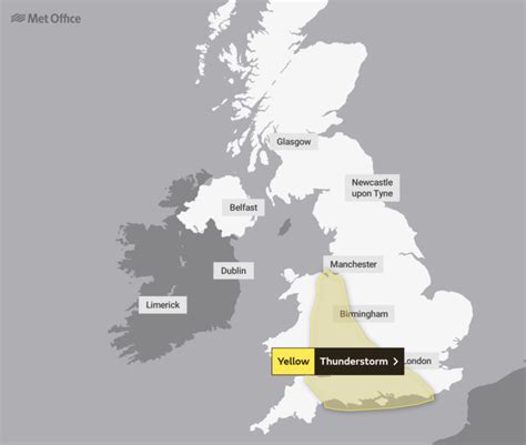 UK storm map: When thunderstorms are forecast to hit today and where ...