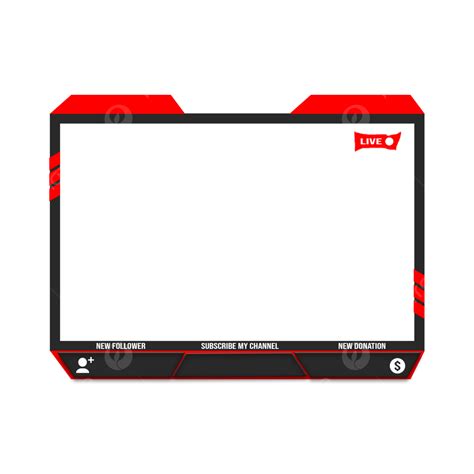 Facecam Border Red Png Vector Psd And Clipart With Transparent | Images ...