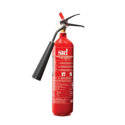 SRI 2kg Carbon Dioxide Portable Fire Extinguisher | PSB Fire Engineers