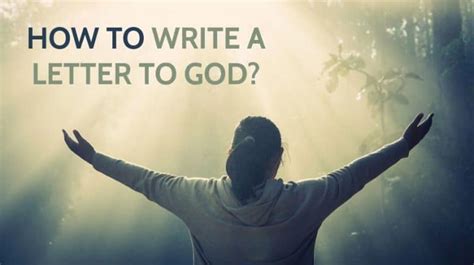 How to Write A Letter to God? with Sample Letter Format