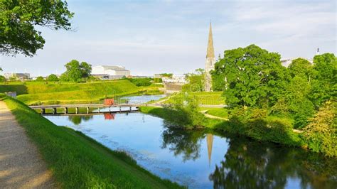 Churchill park, Copenhagen stock photo. Image of historical - 150248926