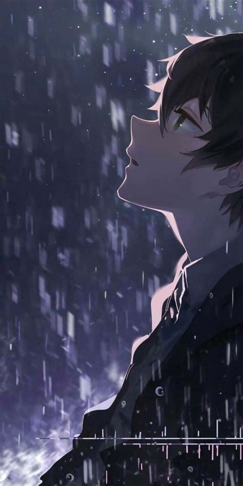 Download A Cool and Sad Anime Scene Wallpaper | Wallpapers.com