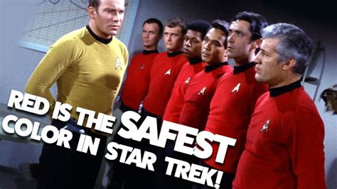 Red Shirts Are the Safest - Debunking a Star Trek Myth - YouTube