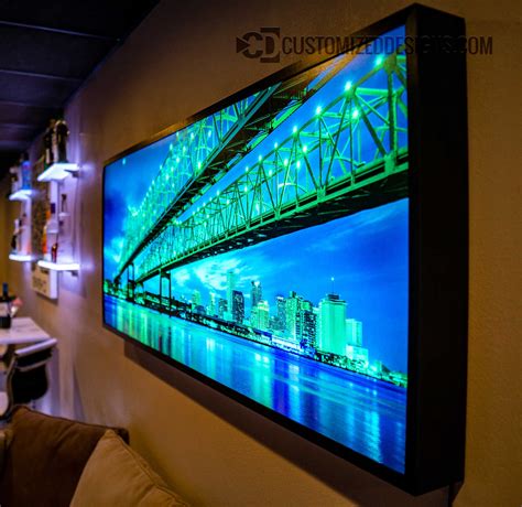 New Orleans LED Lighted Wall Art - Skylines & Cityscapes - Products & Ideas