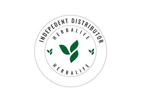 Herbalife Distributor Sticker Logo PNG vector in SVG, PDF, AI, CDR format