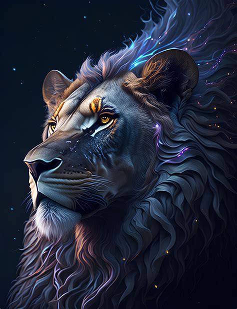 Space lion by lorenzoCardoso on DeviantArt