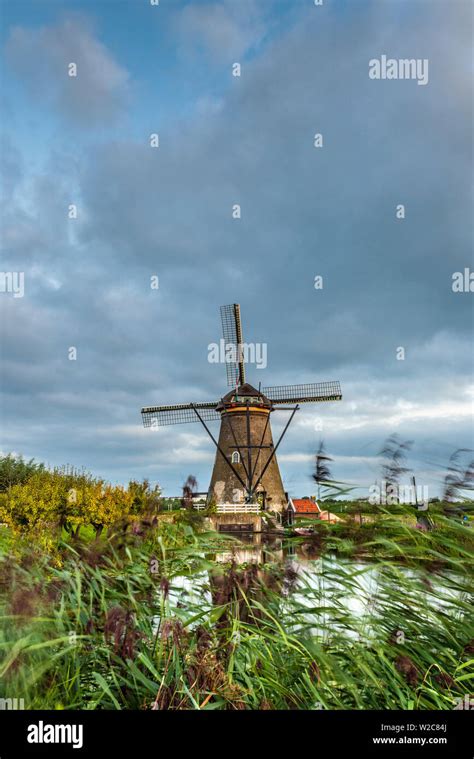 Netherlands, South Holland, Kinderdijk (UNESCO World Heritage Site ...