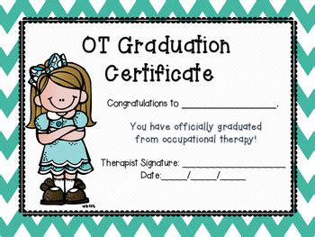 Therapy Graduation Certificate