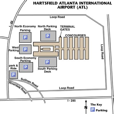 Hartsfield-Jackson Atlanta International Airport Airport Maps - Maps ...