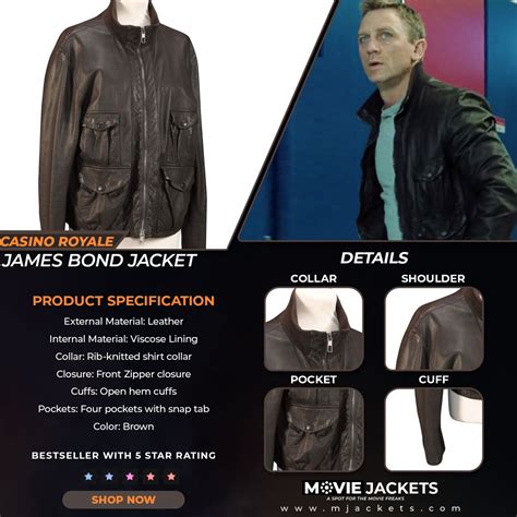 James Bond Casino Royale Jacket for Sale on Mjackets