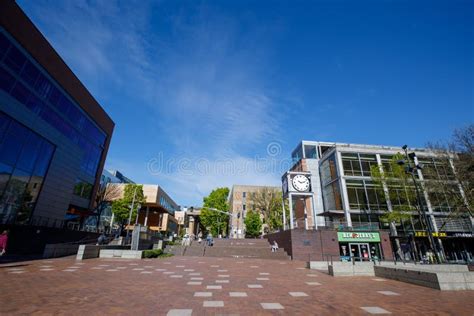 Campus View of Portland State University during Spring Season Editorial ...