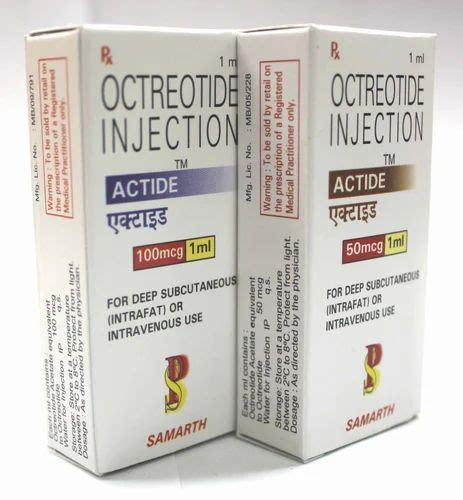 Octreotide Injection, 100 mcg at Rs 101/piece in Mumbai | ID: 4129638188