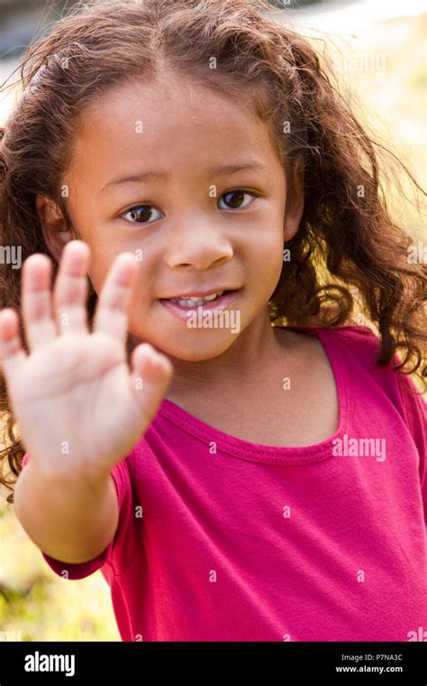 Cute little girl laughing and smiling. Happy little girl Stock Photo ...