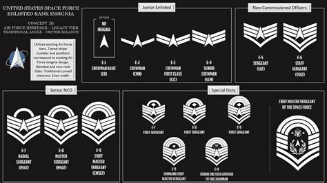 Space Force Enlisted Rank Insignia