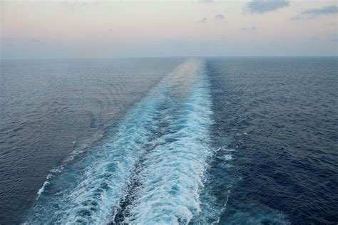 Wake From Cruise Ship Photograph by David Sacks | Fine Art America