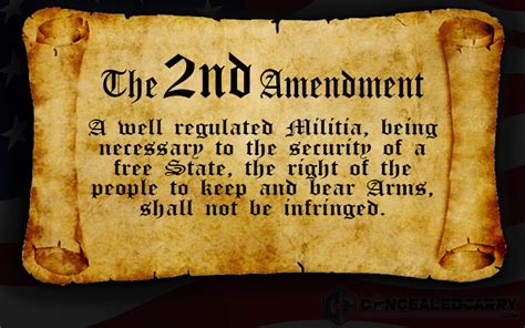 The Second Amendment » Concealed Carry Inc