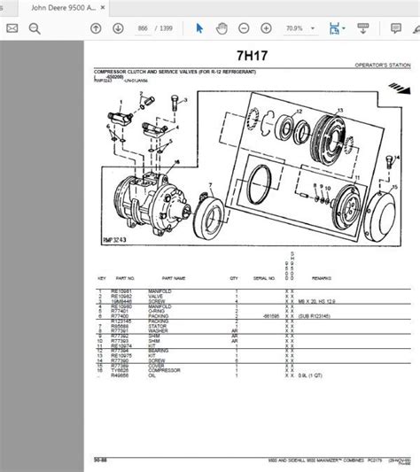 Jd 9500 Combine Parts