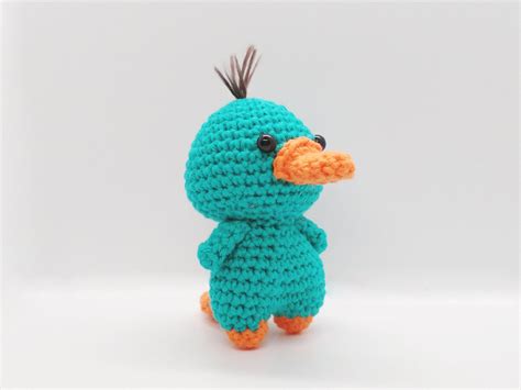 Mini Perry the Platypus Crochet Pattern Amigurumi Pattern - Etsy