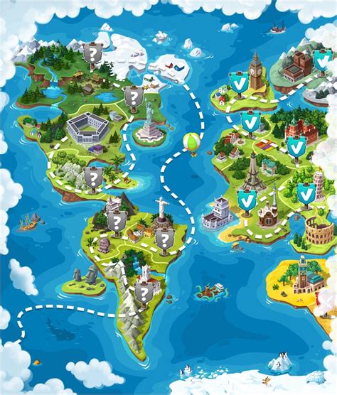 2022 World Map Game Board 2022 – World Map With Major Countries