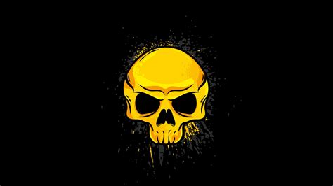 Gold Skull Wallpaper