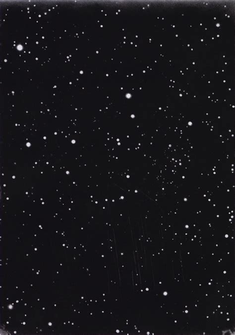 art on canvas — Dark Galaxy, Vija Celmins, 2010 Mezzotint on paper...