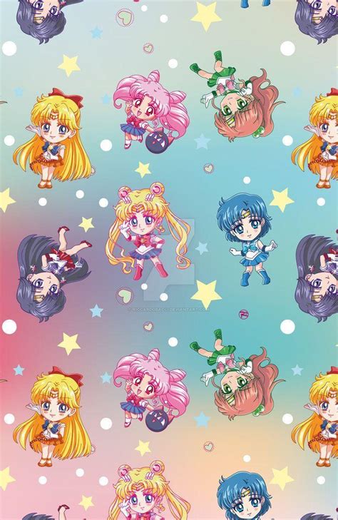 Chibi Sailor Moon Wallpapers - Top Free Chibi Sailor Moon Backgrounds ...