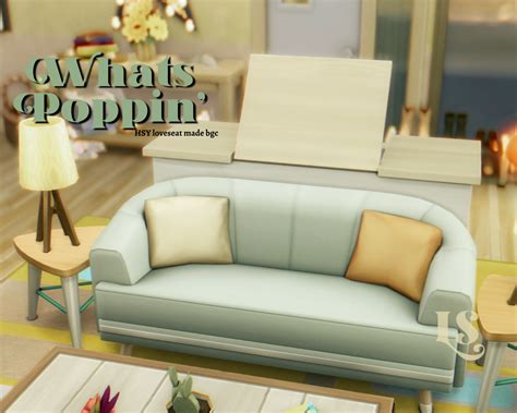 Lustrousims : ᕙ whats poppin' | HSY loveseat