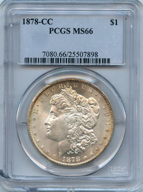 1878-cc Morgan Silver Dollar PCGS MS66 - American Rare Coin and Bullion