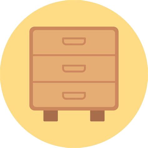 Drawer Flat Circle Icon 37441008 Vector Art at Vecteezy