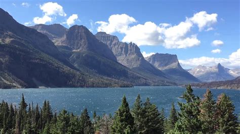 St Mary Lake, Glacier National Park, Montana, USA (9-1-15) - YouTube