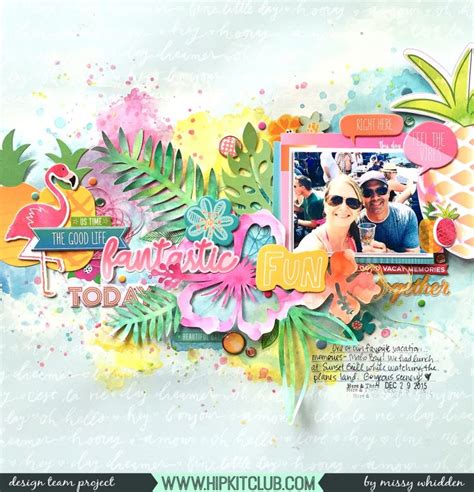 11 Fantastic Scrapbook Layouts Ideas for Travel | Hip kit club ...