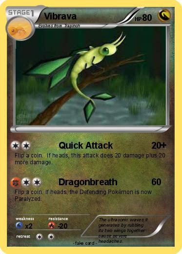 Pokémon Vibrava 26 26 - Quick Attack - My Pokemon Card