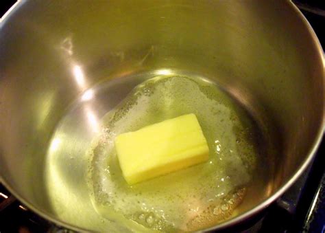 Melting butter in saucepan for mornay sauce | Irish American Mom